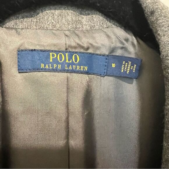 Polo Ralph Lauren Women's Gray One- Button Blazer with Pockets 100% Wool Sz.10 - Picture 6 of 10